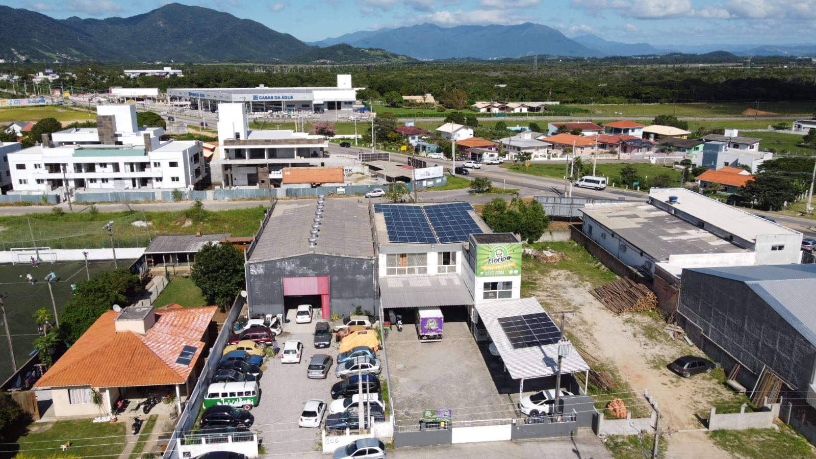 Fábrica Floripa Sorvetes — usina de 50 kWp, Florianópolis